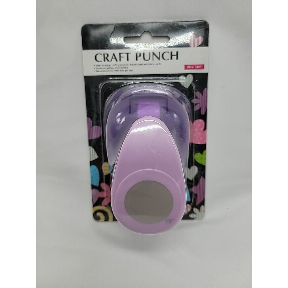 Craftgear Scalloped Circle Paper Punch 1 1/2” inch Circle 1.5” Scrapbooking New